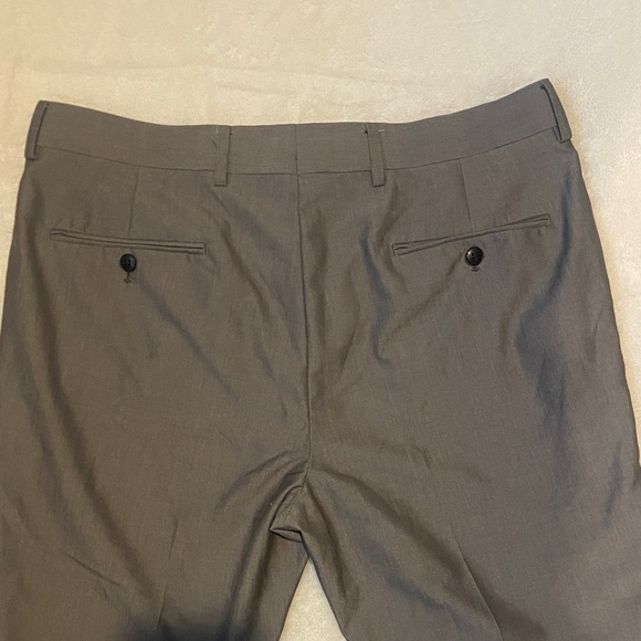 JF J.Ferrar Men's Gray Dress Pants - Picture 2 of 4